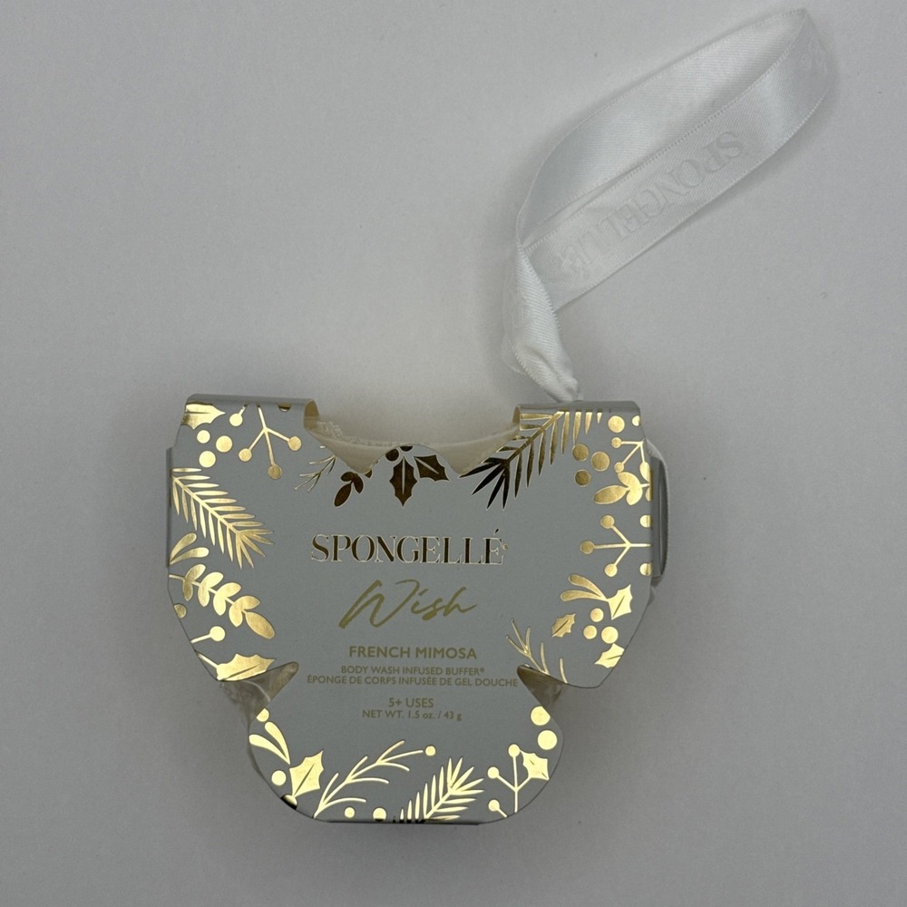 Spongelle Peace Sugar & Sea Salt Body Wash Infused Buffer‎ Multi Uses 1.5 oz New